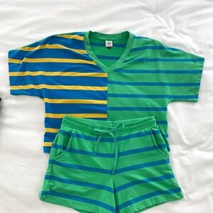 Cabi 2-pc Cabana Stripe Shorts Set